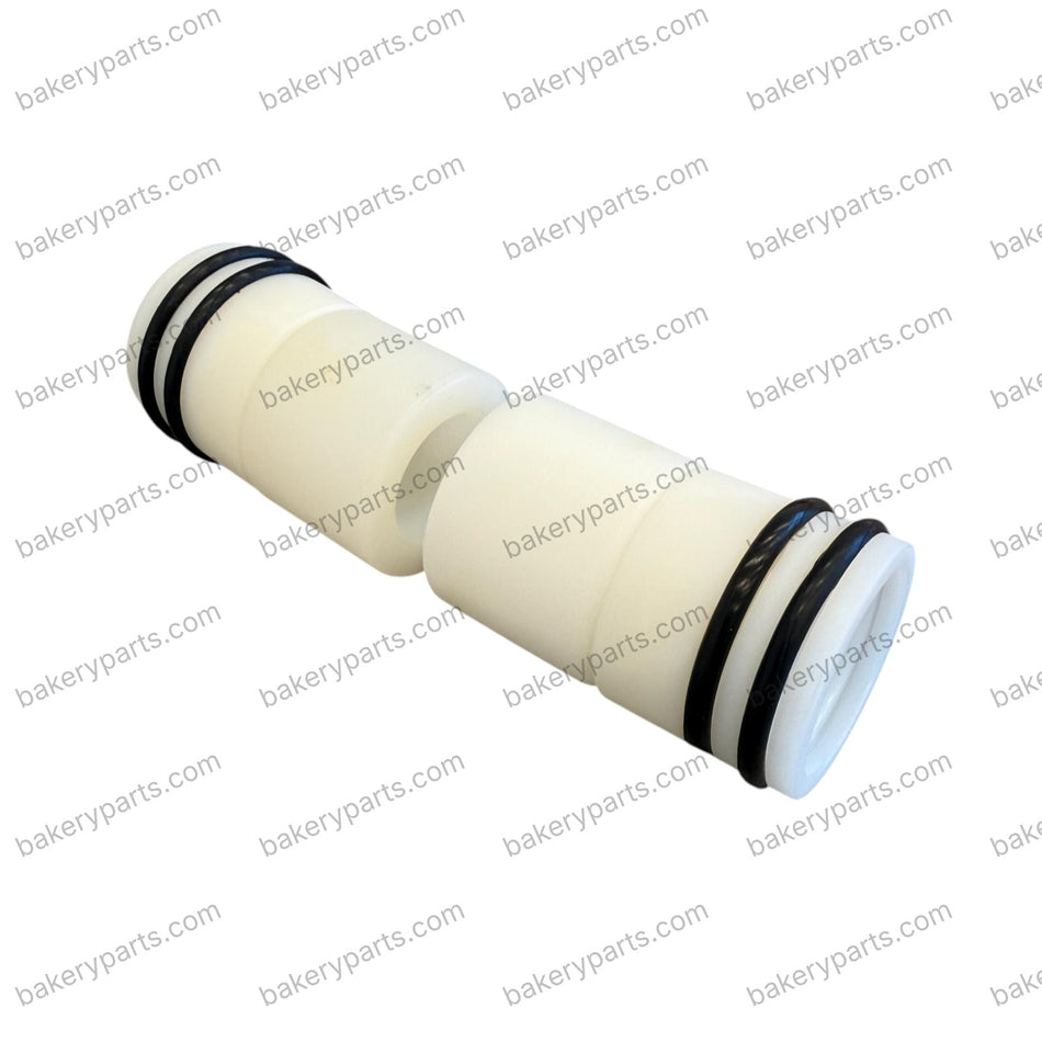 Set of 4 plastic bushings